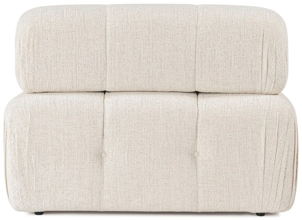 Sofá de 1 Lugar Doblo – Creme – 100x100x80 cm