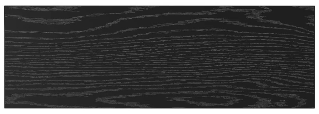 Conjunto de 4 Prateleiras de Carvalho Preto - 60x20x1,5 cm, Feitas com