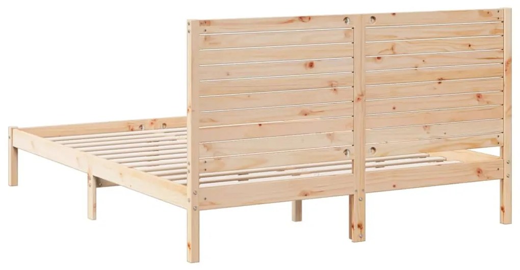 Cama extra longa sem colchão 140x220 cm madeira maciça
