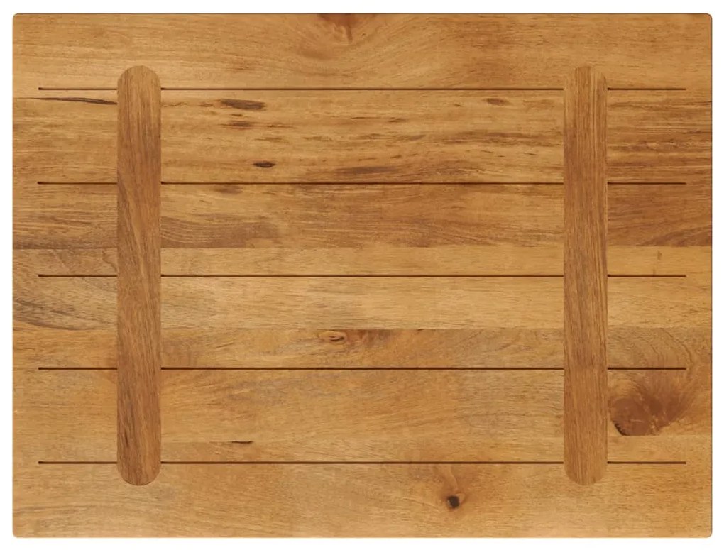 Tampo de mesa retangular 70x50x2,5 cm mangueira maciça
