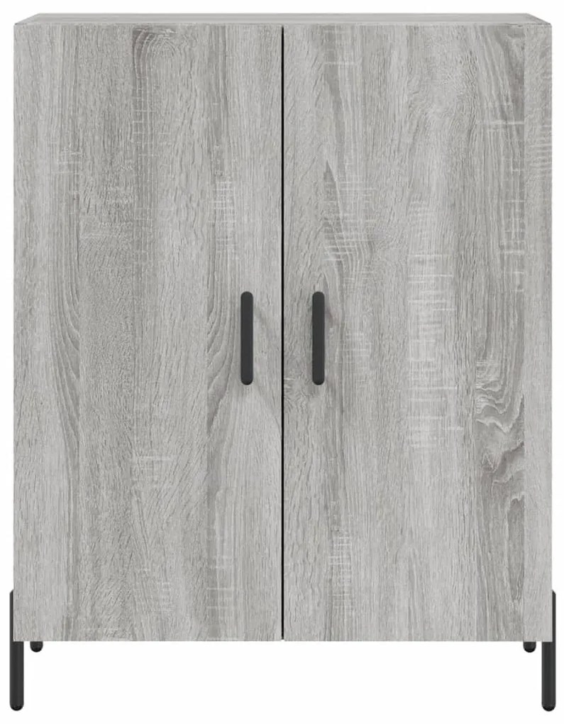 Armário alto 69,5x34x180 cm derivados de madeira sonoma cinza