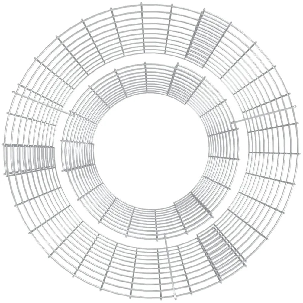 Braseira gabião Ø 50 cm ferro galvanizado