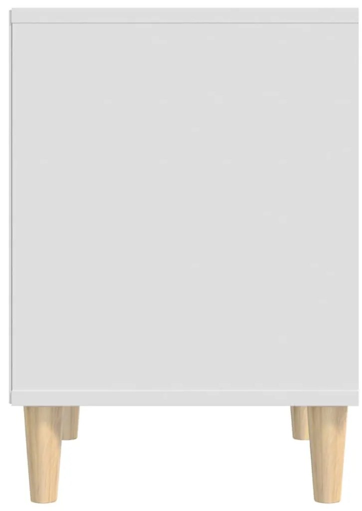 Mesa de cabeceira 40x35x50 cm derivados de madeira branco
