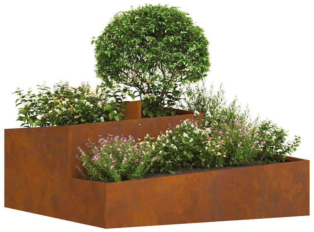 Vasos e Plantadeiras Aço Corten Grande Durável
