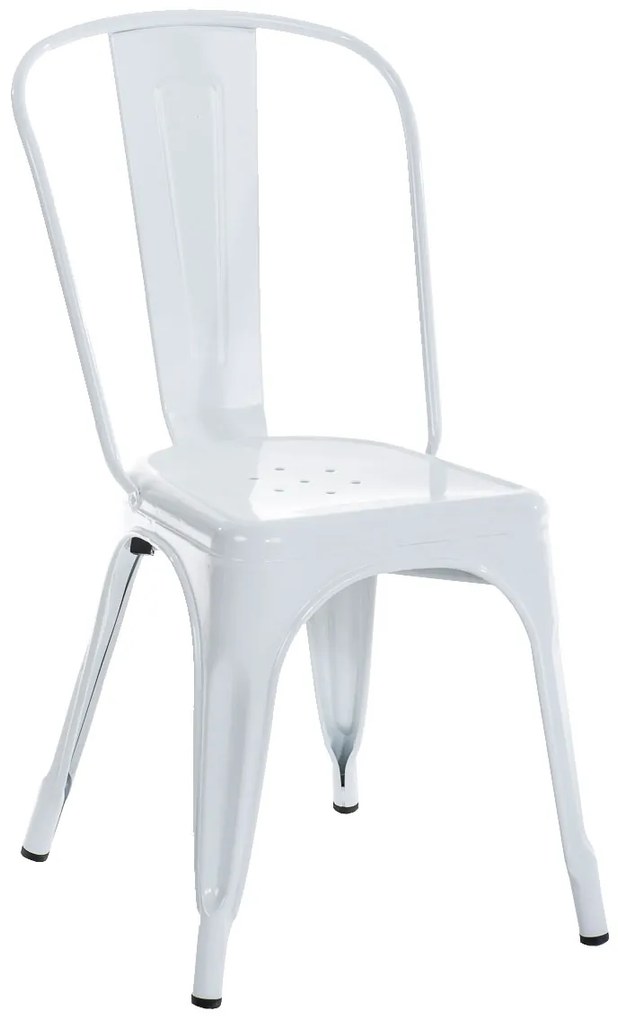 Cadeira Benedikt em metal 89 x 44 x 48 cm Branco