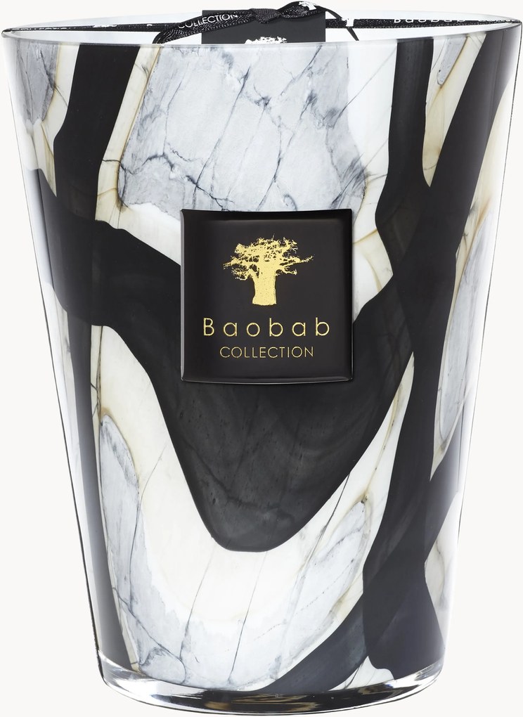 Vela perfumada Stones (couro, rosa, ameixa)