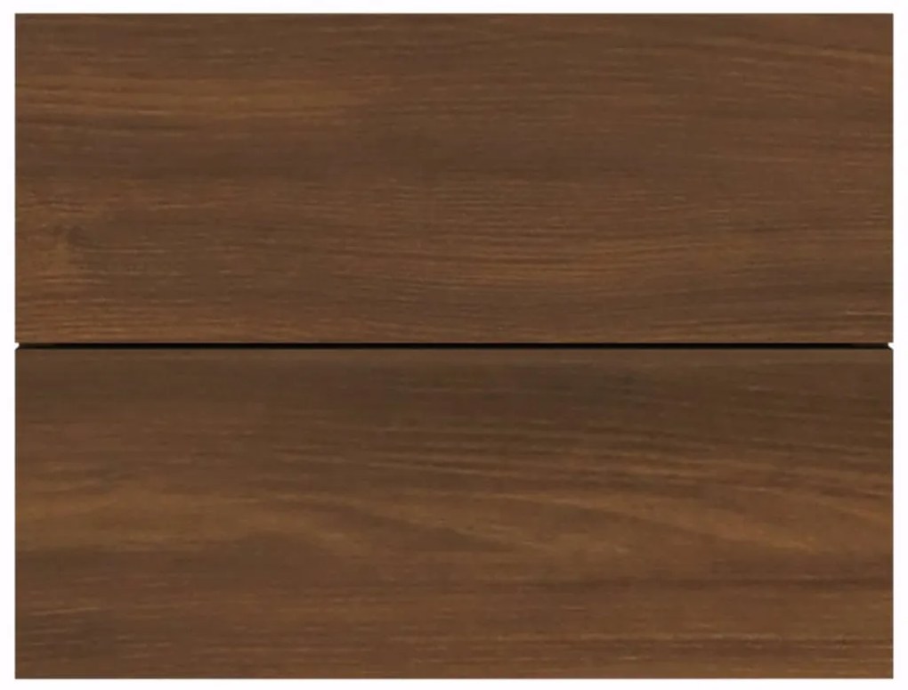 Mesa cabeceira 40x30x30 cm madeira processada carvalho castanho