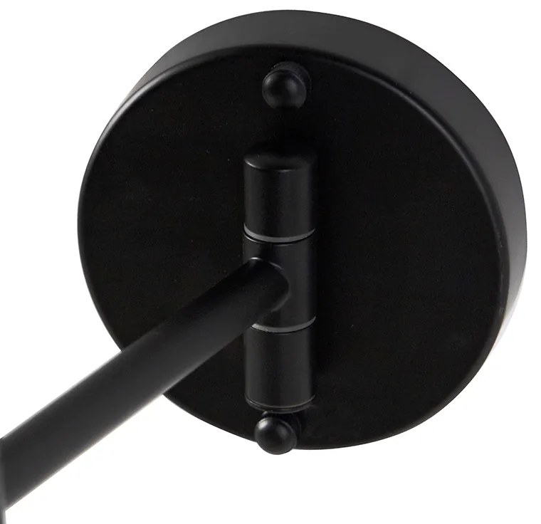 Espelho de casa de banho de design preto com LED regulável IP44 - Vicino Moderno