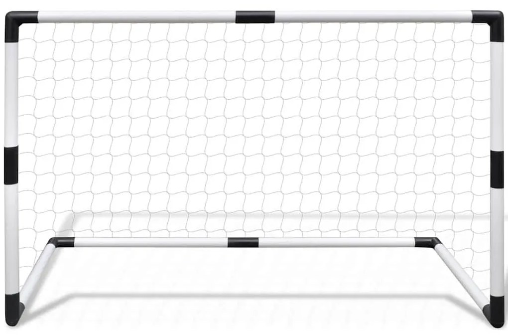 Conjunto de mini balizas de futebol para criança 2 pcs 91,5x48x61 cm