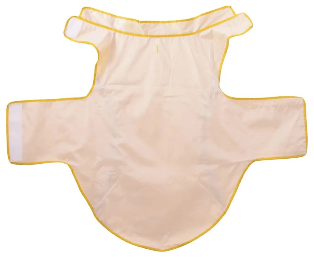 Capa de chuva para cães com tiras reflectoras amarelo 4XL