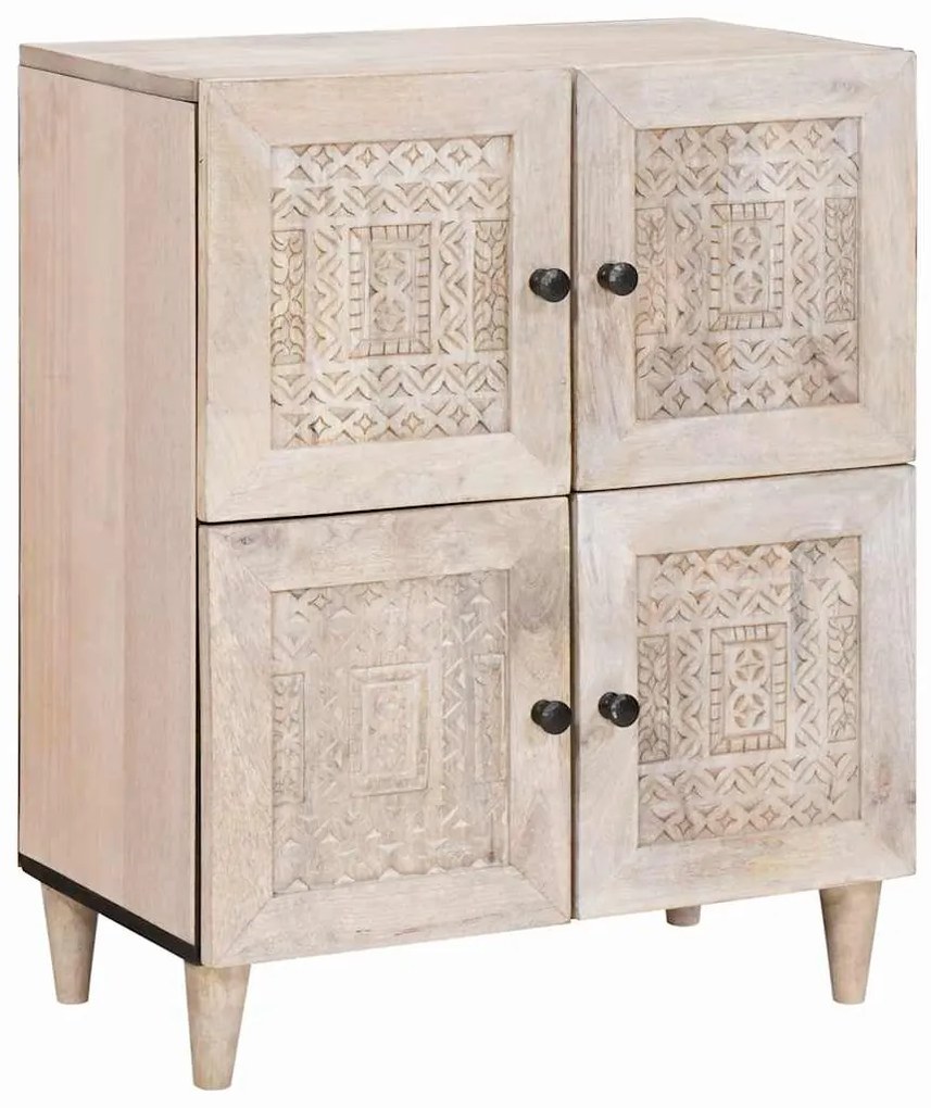 vidaXL Buffet Branco 33.5 x 60 x 75 cm