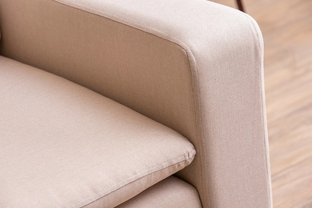 Sofá de 2 Lugares Lungo – Creme – 180 cm