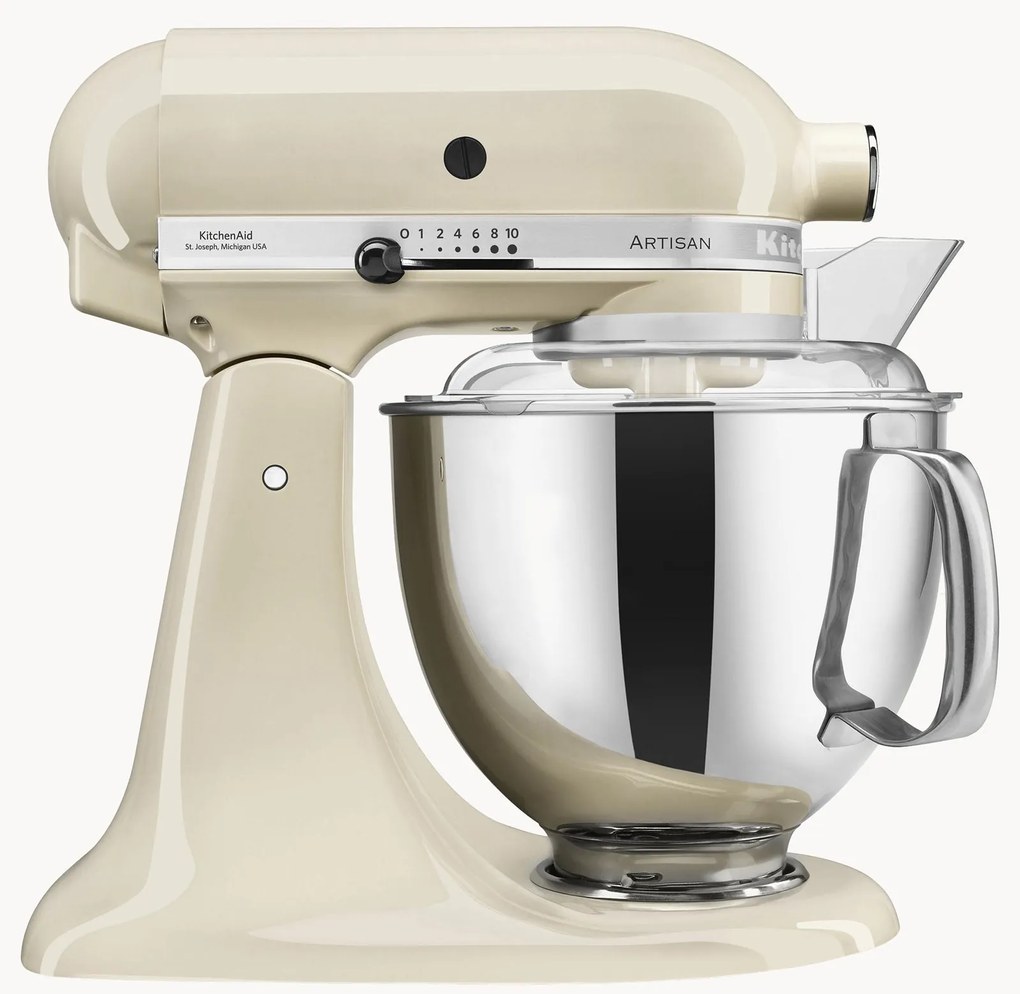 Batedeira com cabeça inclinável Artisan, 4,8 L, conjunto de 8
