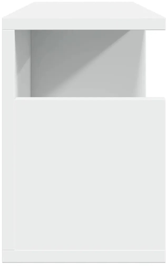 Armário de parede 60x20x30 cm derivados de madeira branco