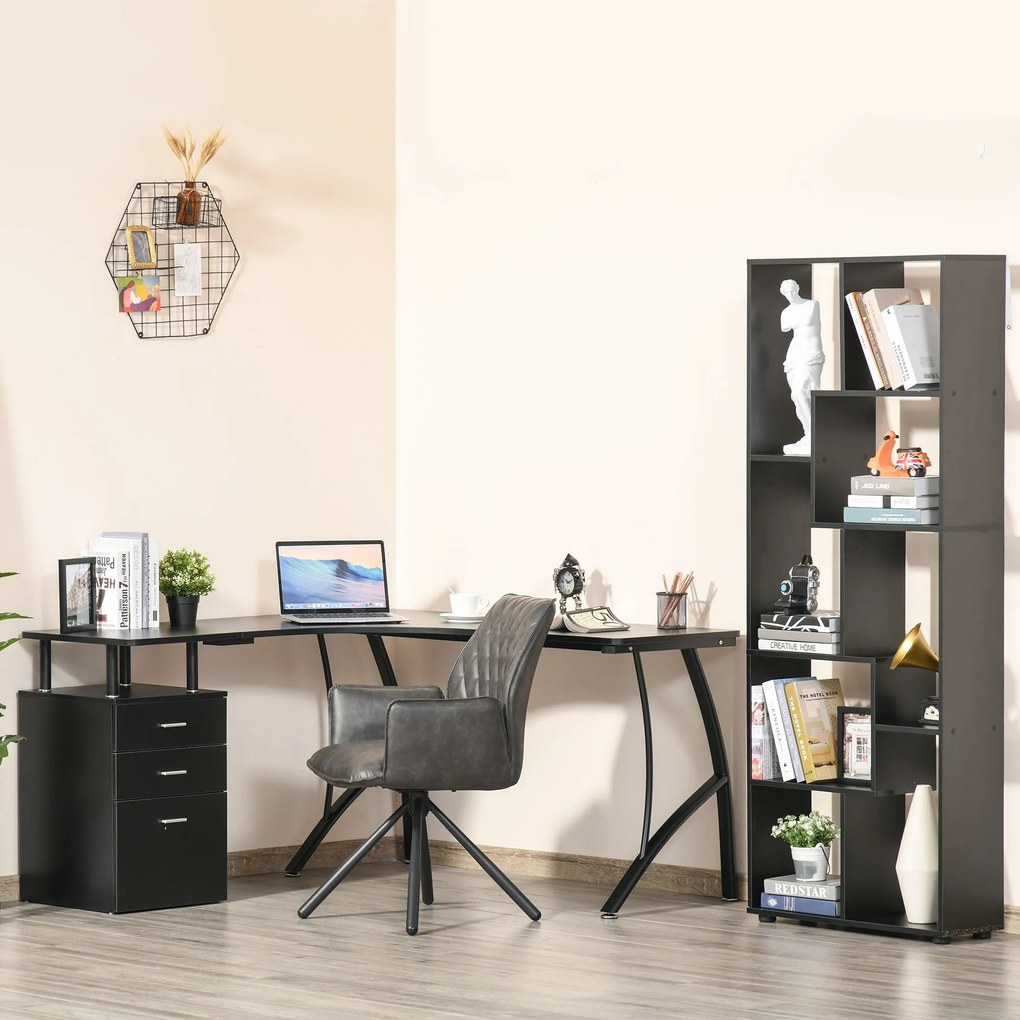 Secretária de Canto – Modelo Belluno – 5x143 – Moderna – Branco