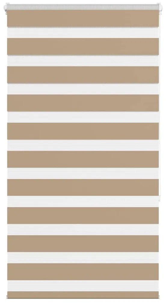 vidaXL Cortina de zebra 90x150 cm largura do tecido 85,9 cm poliéster