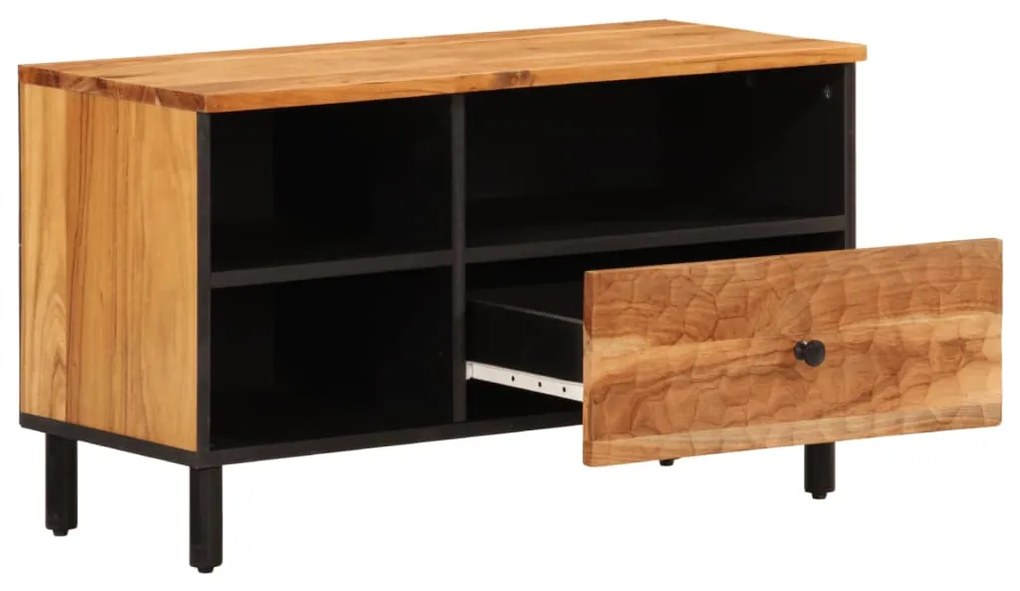 Móvel de TV 80x33x46 cm madeira de acácia maciça
