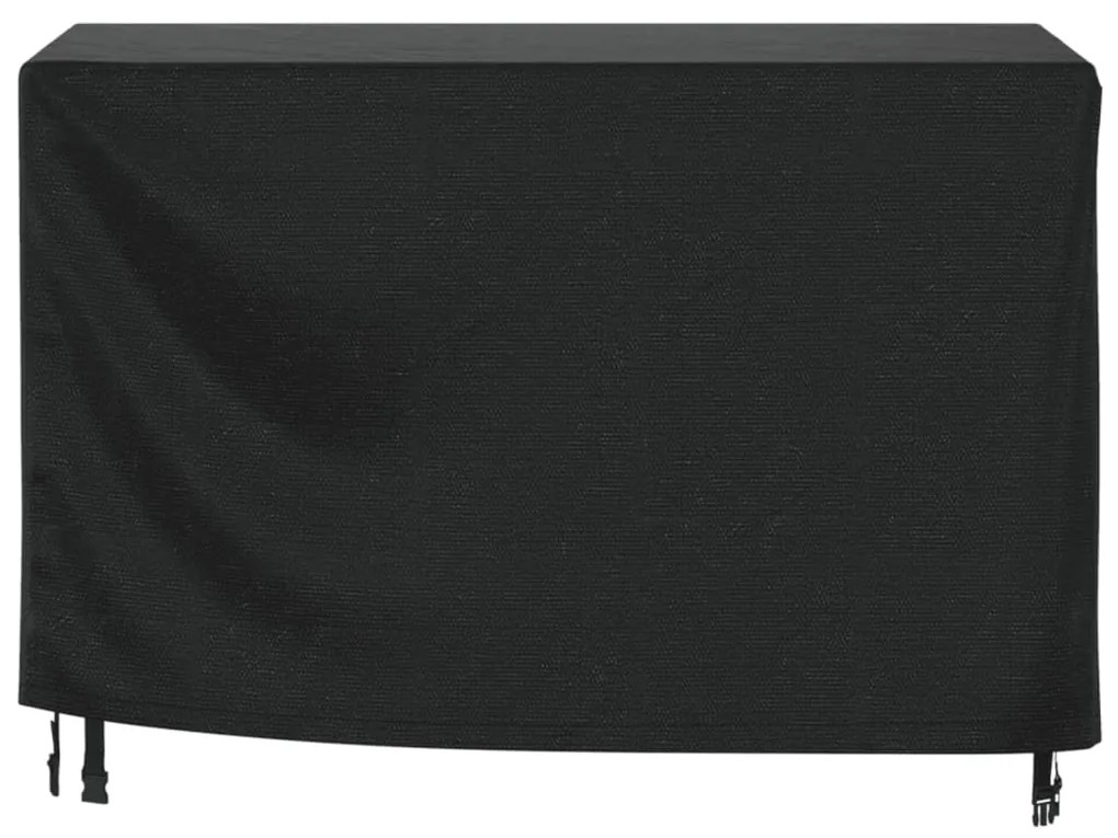 Capa p/ mobiliário jardim 140x70x90 cm impermeável 420D preto