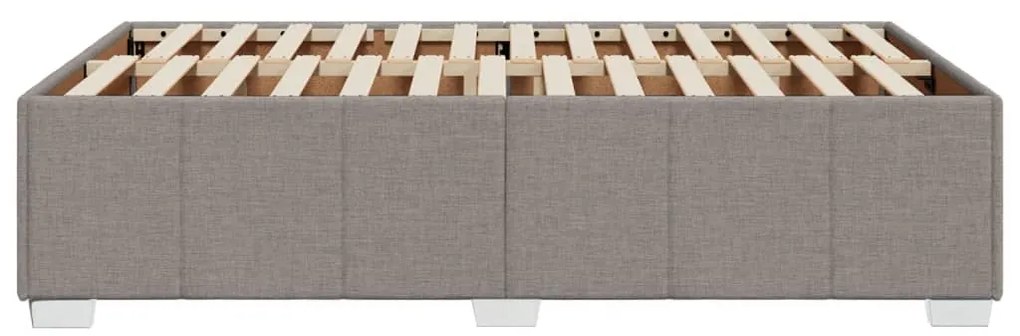 Estrutura cama sem colchão 120x200 cm tecido cinza-acastanhado