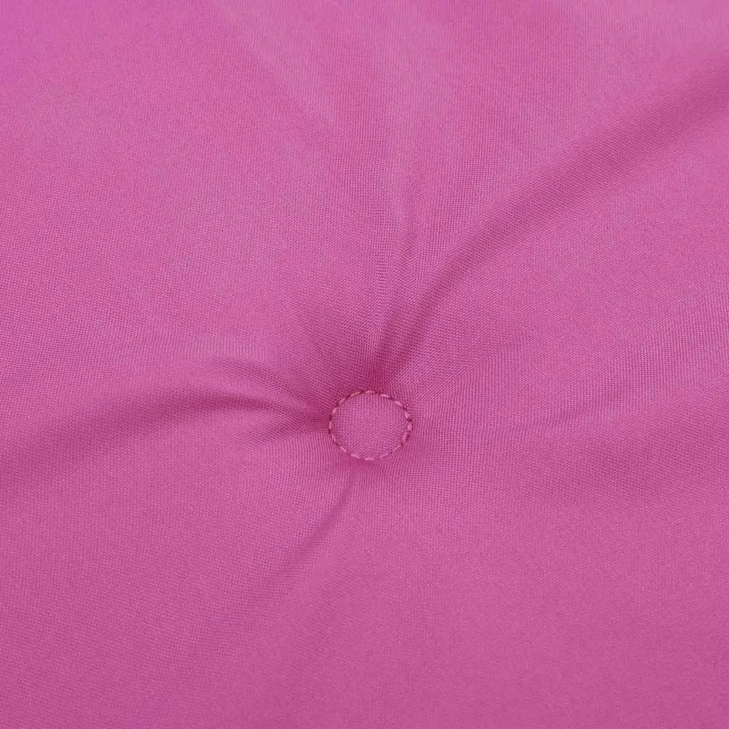 Almofadões p/ cadeira 2pcs 50x50x4cm tecido rosa