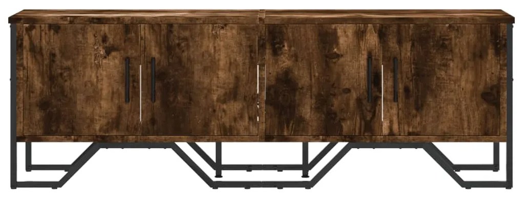 Móvel de TV 122x34x41 cm derivados de madeira carvalho fumado