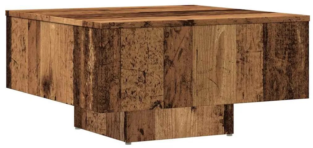 Mesa de centro 60x60x31,5 cm derivados de madeira madeira velha