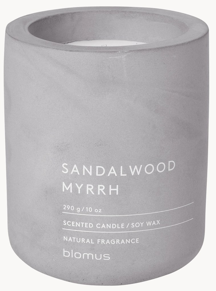 Vela perfumada Fraga (sândalo & mirra), Alt 11 cm