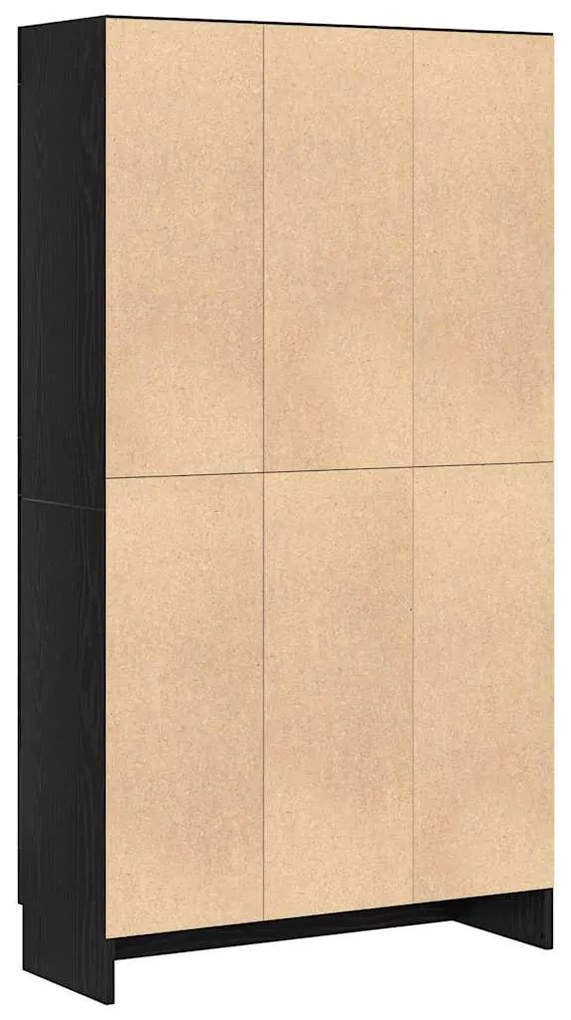 Estantes de Livros em Carvalho Preto da - Conjunto de 2, 165x30,5x150