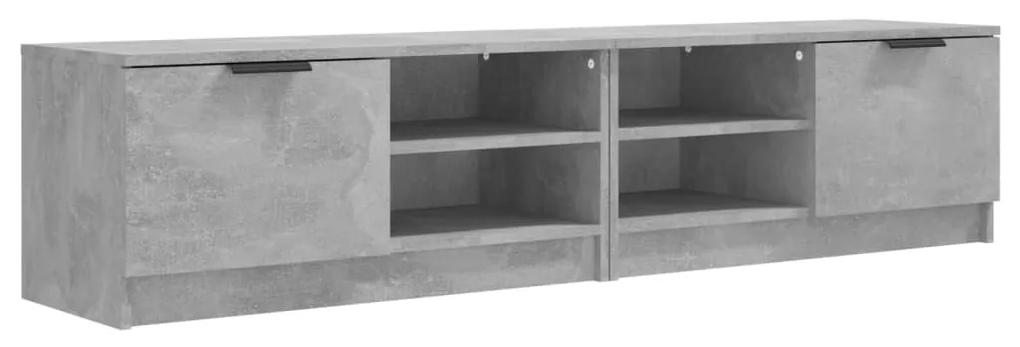 Móveis de TV 2pcs 80x35x36,5cm madeira processada cinza cimento