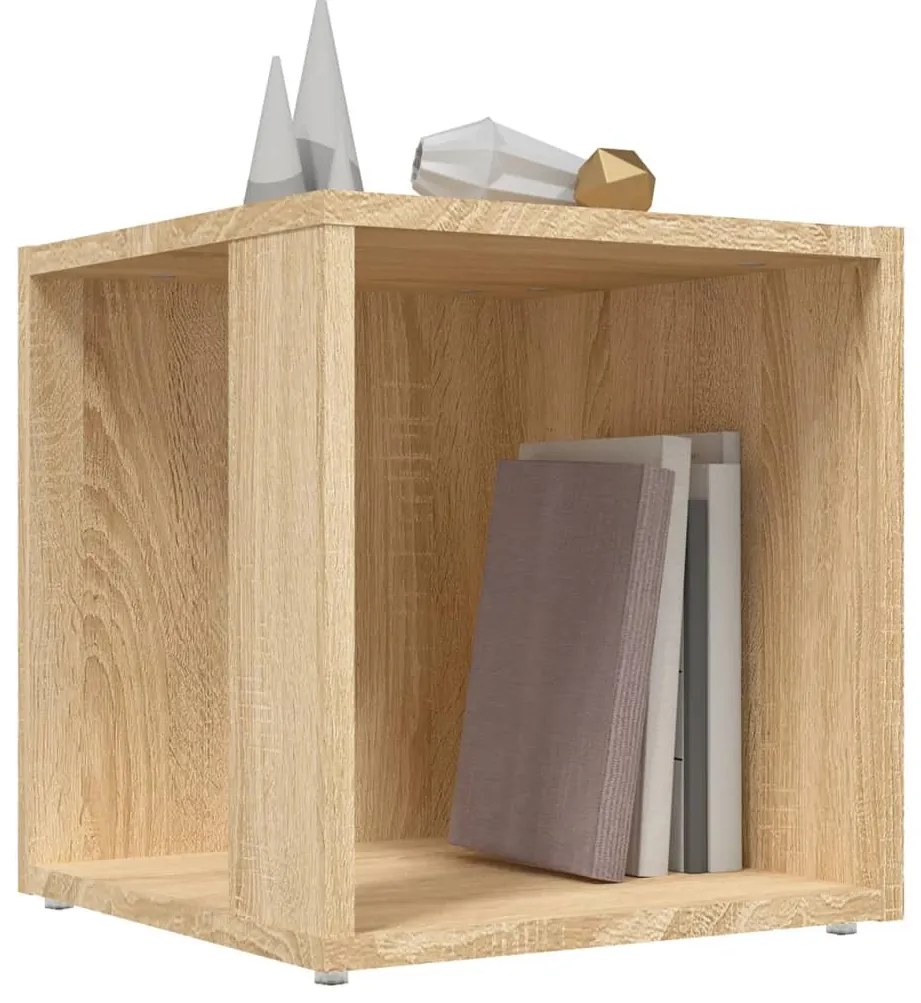 Mesa de apoio 33x33x34,5 cm derivados madeira carvalho sonoma