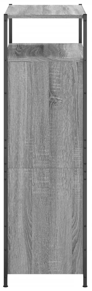 Sapateira 75x34x112 cm derivados de madeira cinzento sonoma