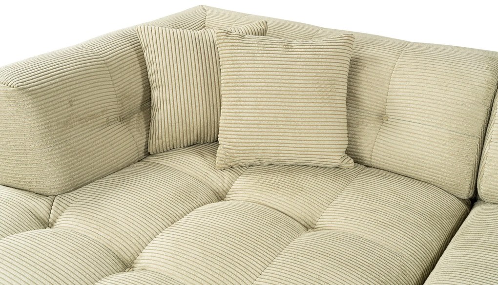 Sofá de Canto Cady – Verde – 300 x 150 cm