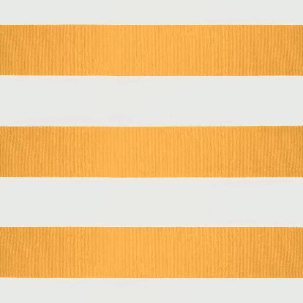 Toldo retrátil 3x2,5 m tecido e alumínio amarelo e branco