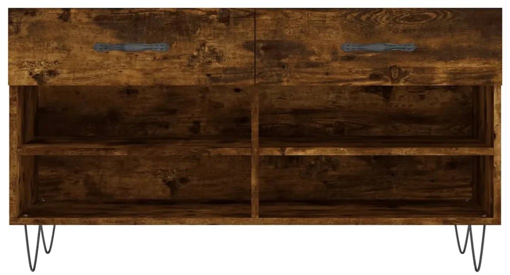 Banco sapateira 102x35x55 cm deriv. madeira carvalho fumado