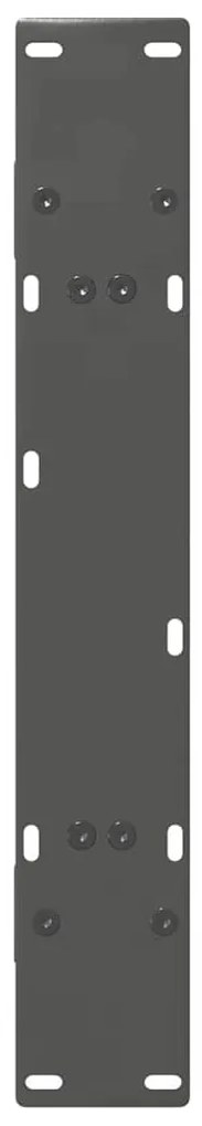 Pés para mesa de jantar em formato A, 2 peças, antracite, 80x (72-73)