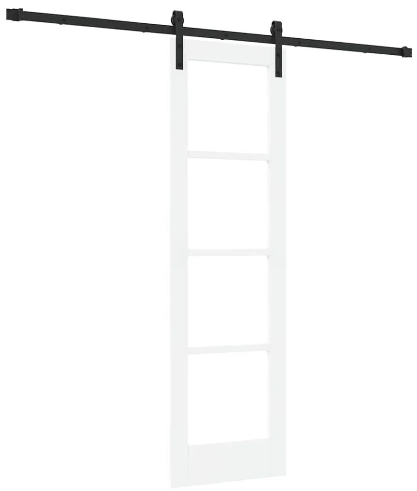 Porta Deslizante vidaXL com Conjunto de Ferragens 'ORKDAL'Branca 61x19