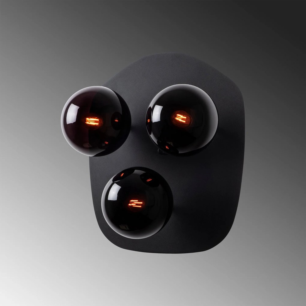 Candeeiro de Parede Well – Preto – 37 x 44 x 45 cm
