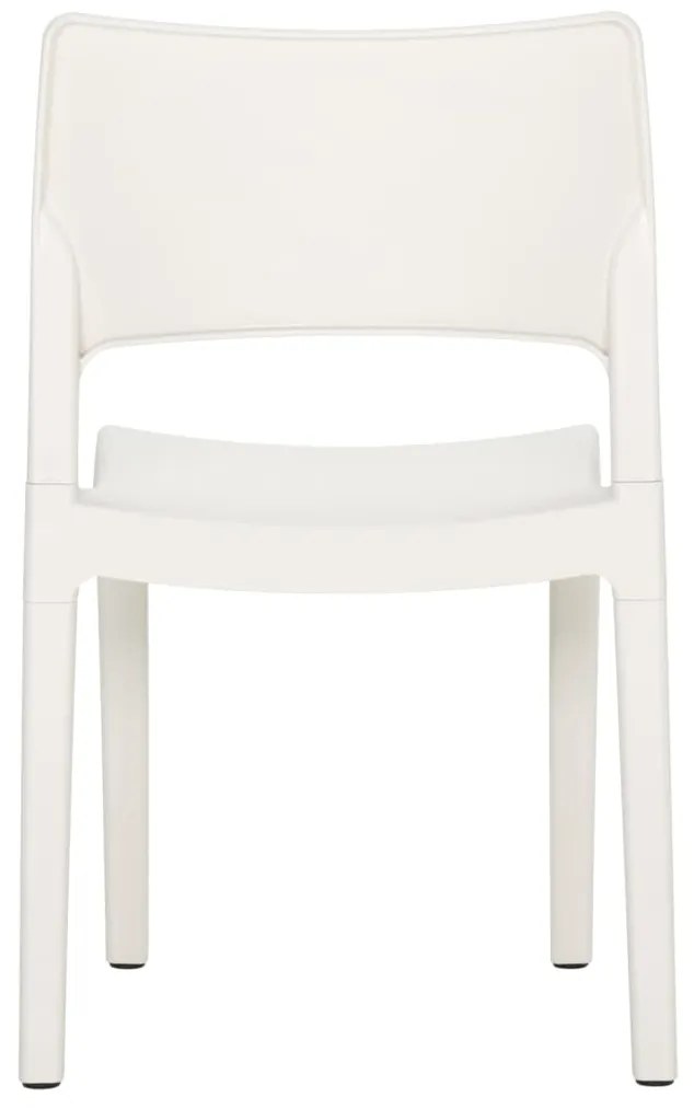 Cadeiras de jardim 2 pcs polipropileno branco