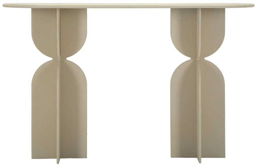 MESA CONSOLA DUNE 120X40X75,5 CM CREME