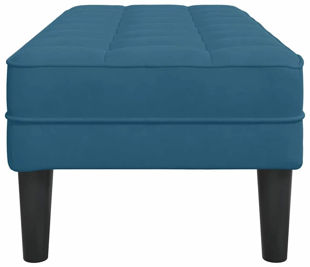 Banco Azul 113x57x39 cm Veludo