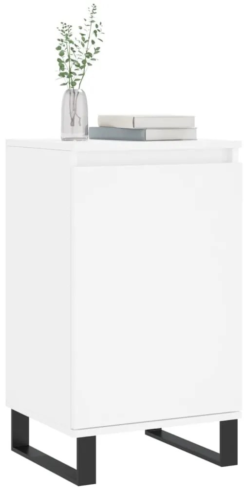 Aparadores 2 pcs 40x35x70 cm derivados de madeira branco