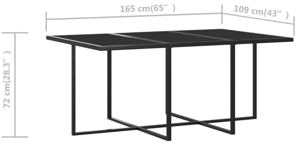 7 pcs conjunto jantar exterior com almofadões vime PE cinzento