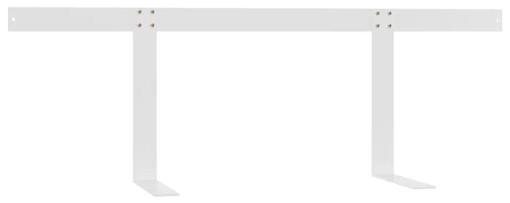 Encosto para sofá de paletes 110 cm ferro branco