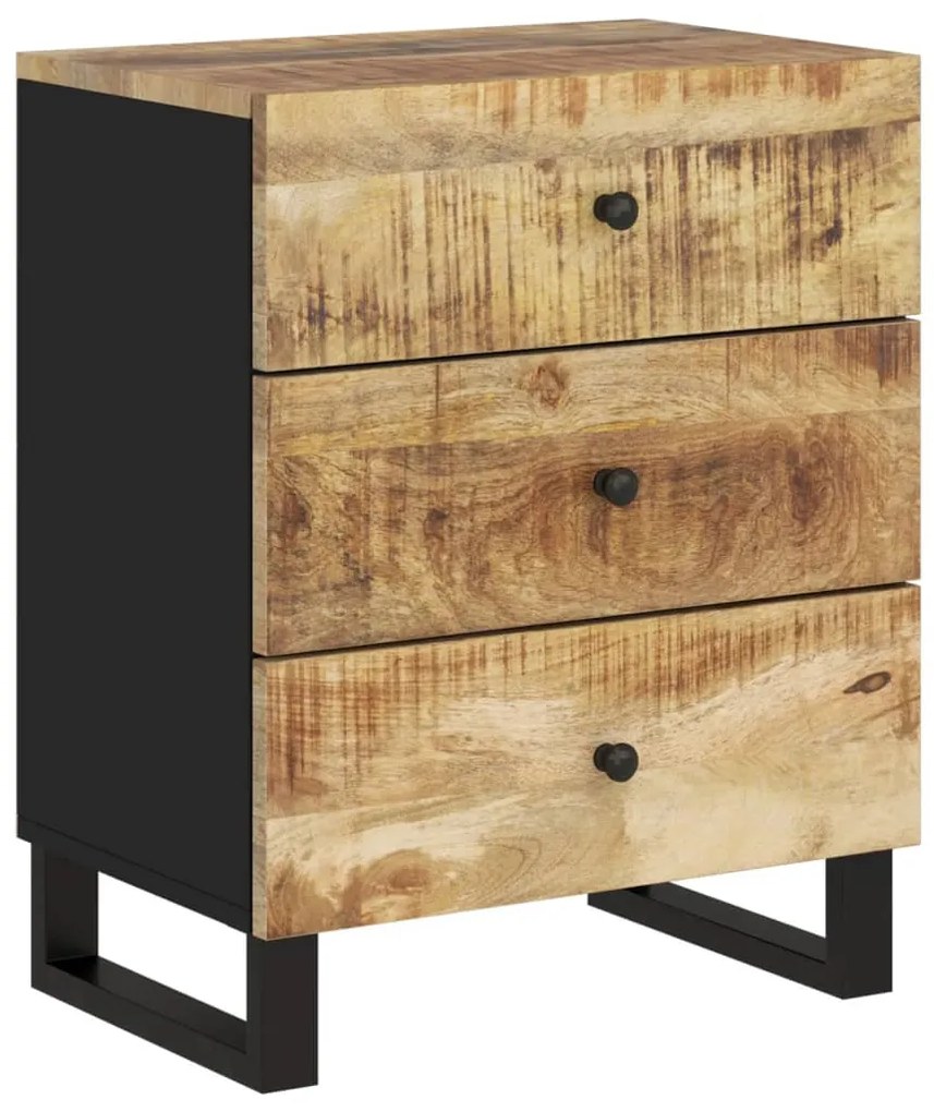 Mesa de cabeceira madeira de mangueira maciça/derivados madeira