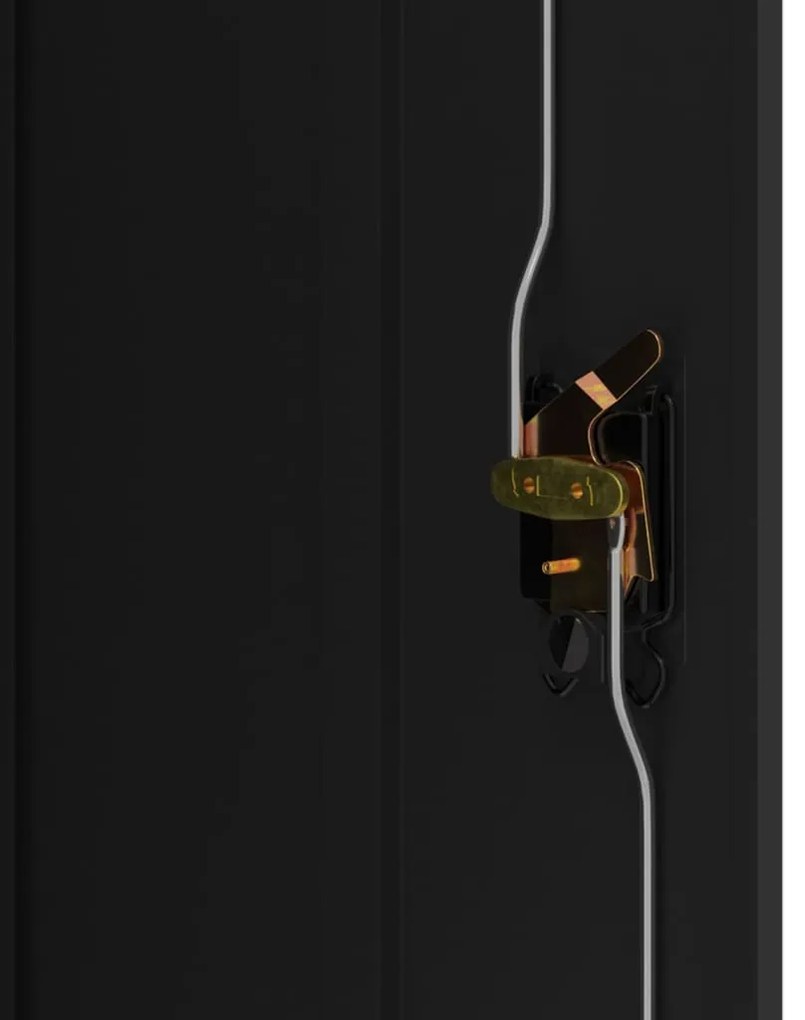 Arquivador 90x40x105 cm aço preto