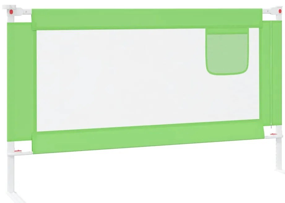 Barra de segurança p/ cama infantil tecido 140x25 cm verde