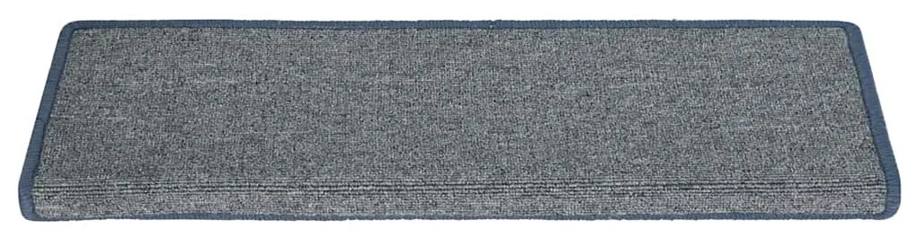 Tapetes de escadas 30 pcs 65x21x4 cm roxo e azul