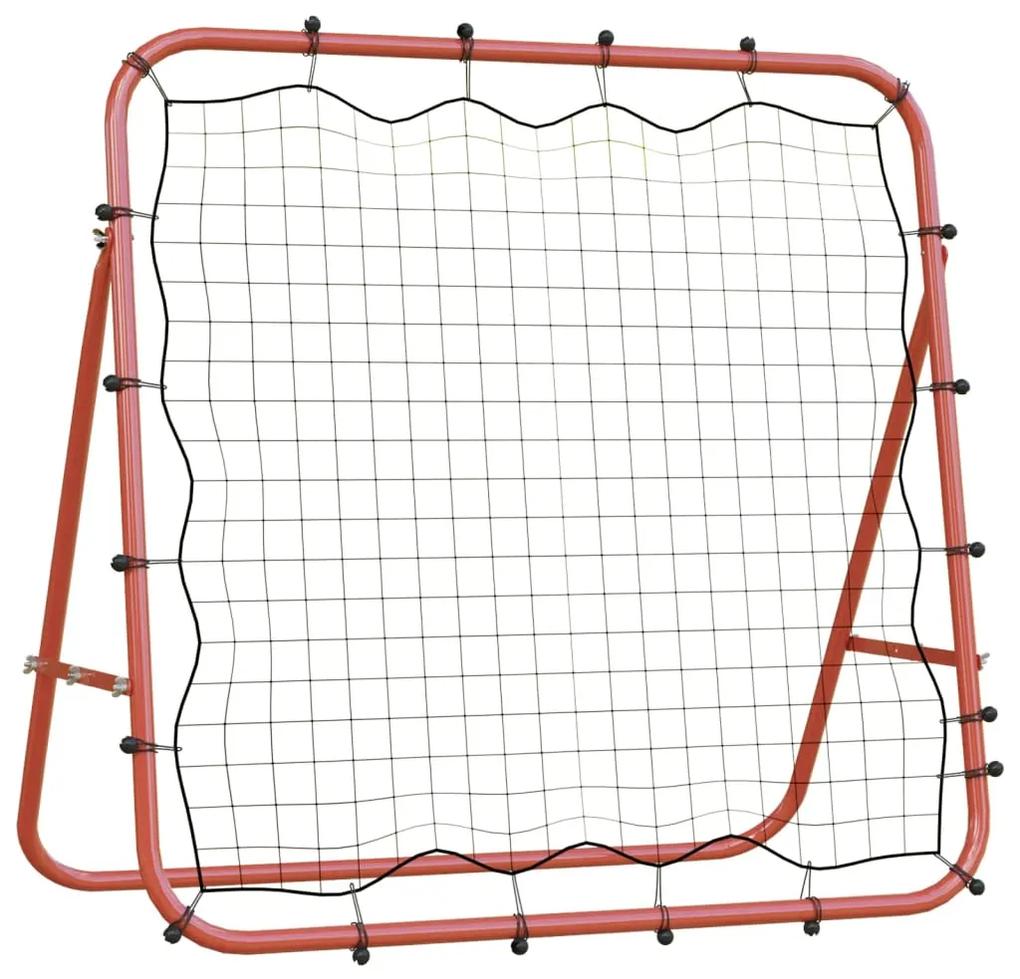 Rede de ressalto para futebol ajustável 96x80x96 cm aço e PE