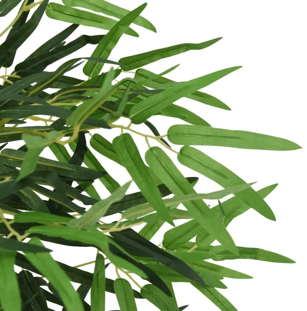 Árvore de bambu artificial 730 folhas 120 cm verde