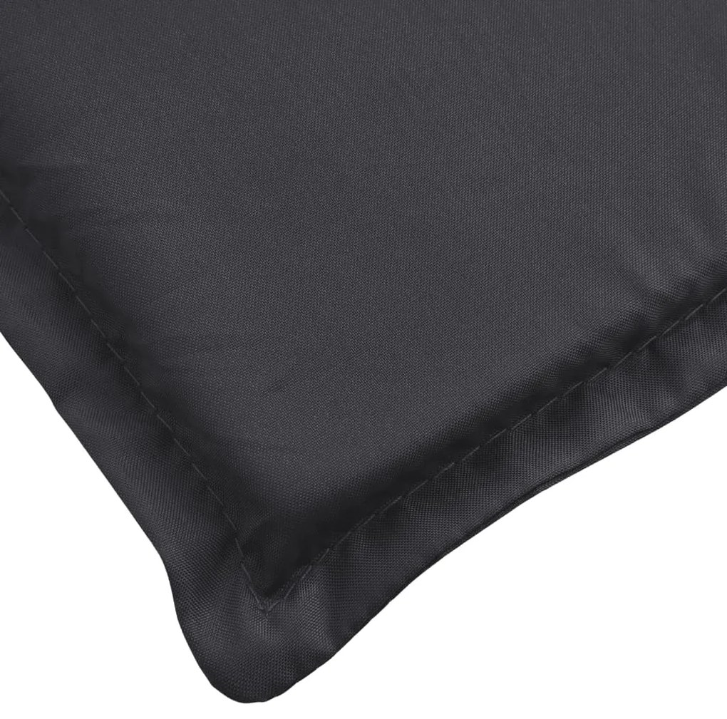 Almofadão p/ espreguiçadeira 200x70x3 cm tecido oxford preto